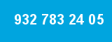 932 783 24 05 932 783 24 05